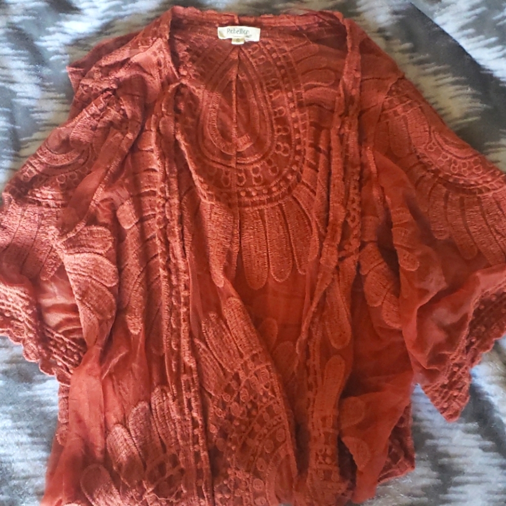 Burnt Orange Kimono